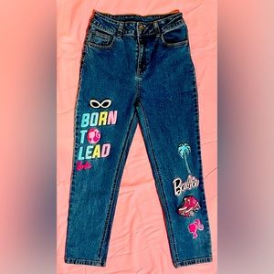 Girls Denim Barbie jeans size 10